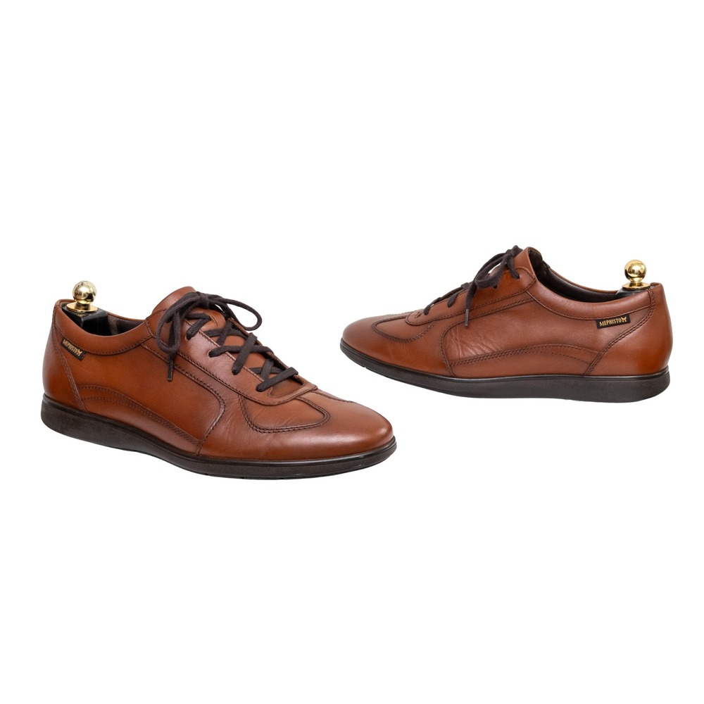 Mephisto Air-Jet Brown Leather Walking Shoes Mens‎ US 10 EUR 9.5 Portugal Casual